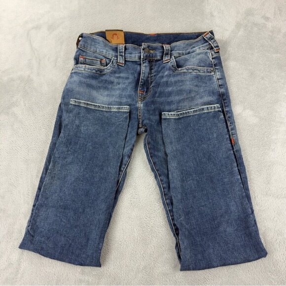 True Religion NWT Men's Size 33x32 Rocco Skinny NF 32 SN 105459 Blue Denim Jeans - Picture 9 of 11